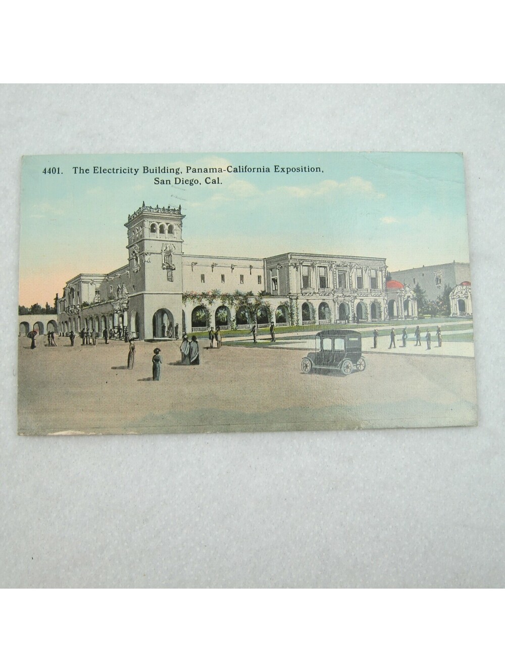 Antique 1915 San Diego Panama California Expo Postcard Electricity Building